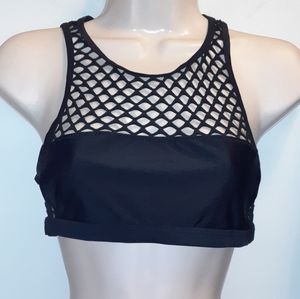 LF - Black Caged Sport Bikini Top